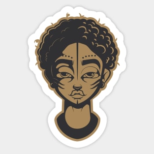 Black Boy Sticker